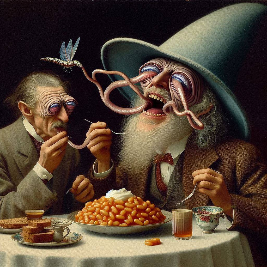 WORMY OLD MEN SLURPING BEANIE NIGHTMARES