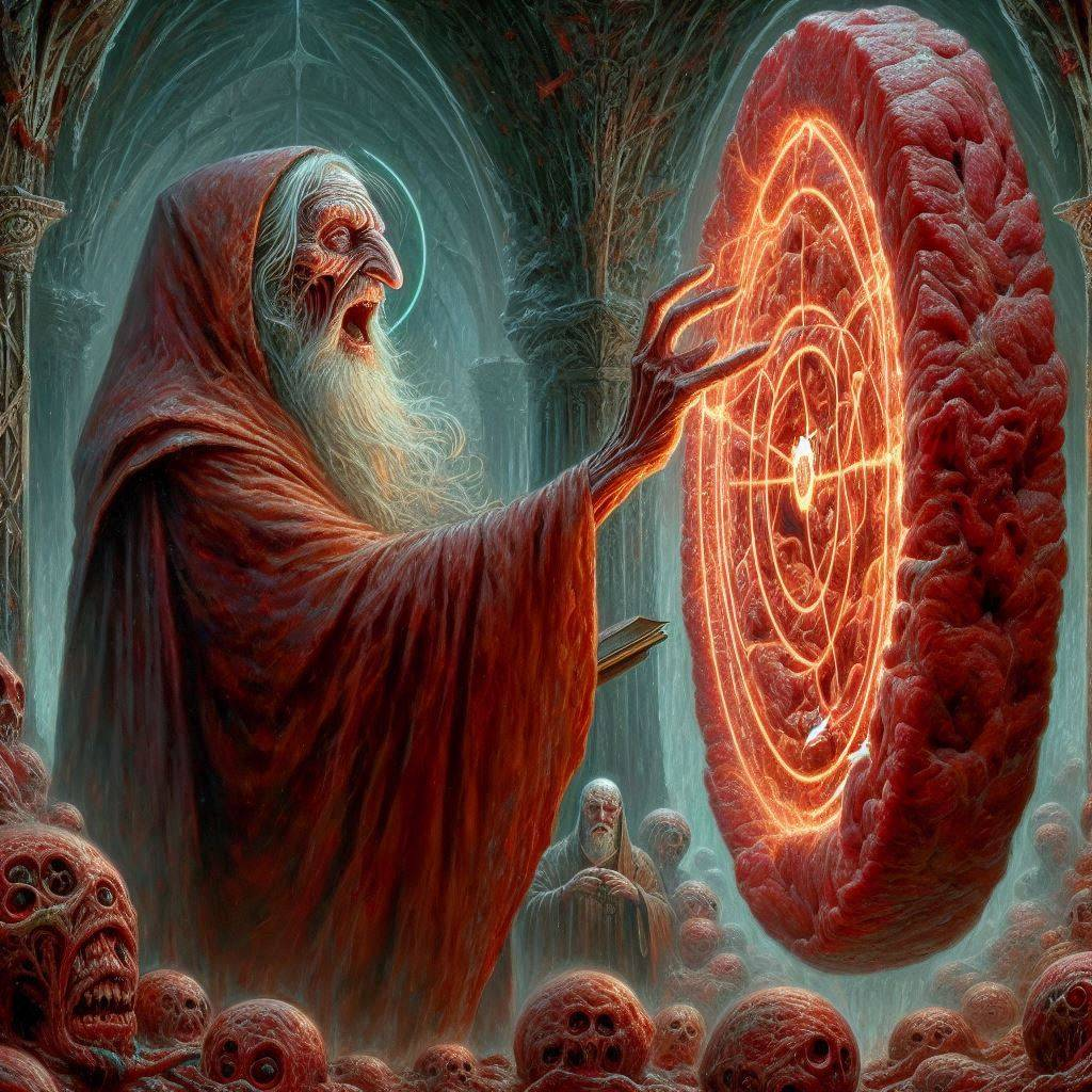 WIZARD SCREAMING AT THE GATES OF HELL