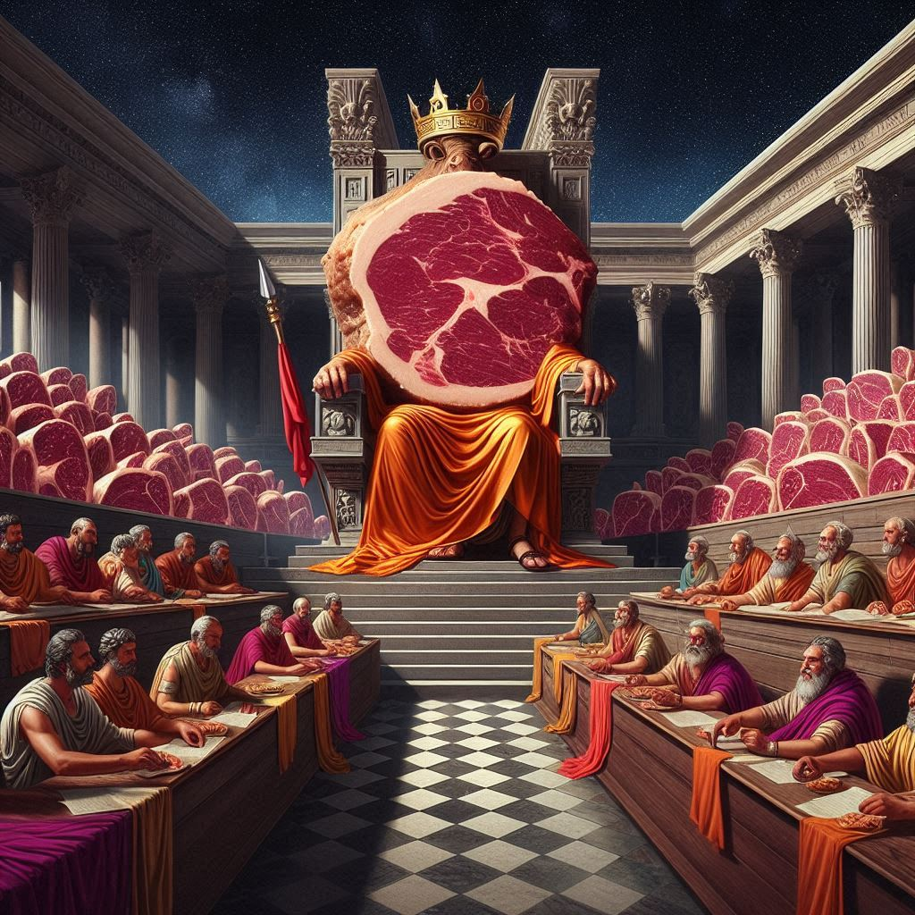 MEAT KINGDOM ON A THRONE OF CARNAGE