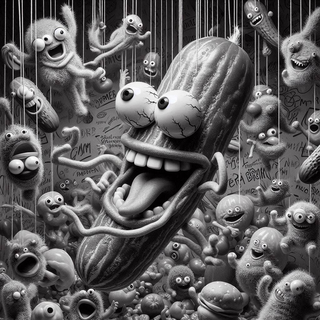 PICKLE SUCKING ON A GOOFY NIGHTMARE
