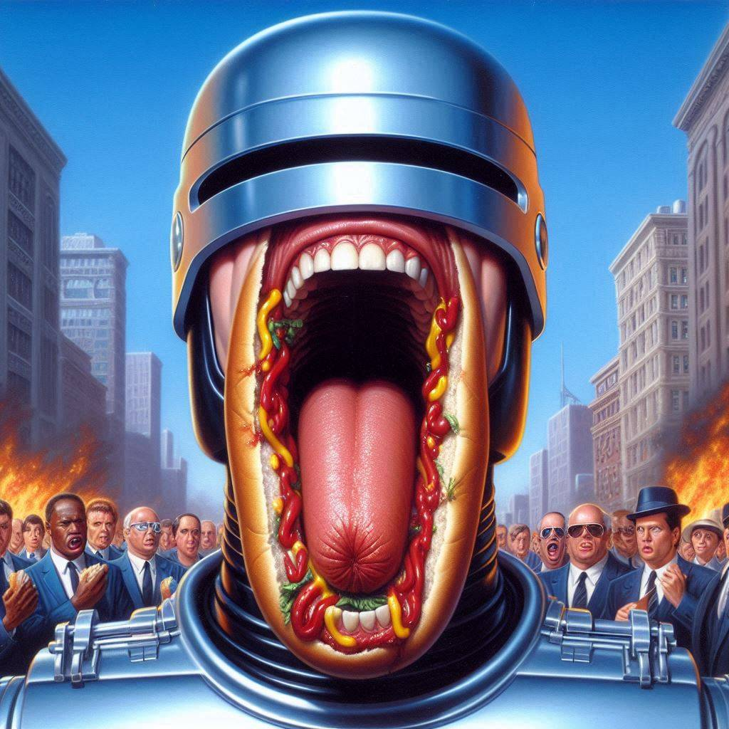 ROBOTIC MOUTH SPITTING OUT MEATY NIGHTMARES