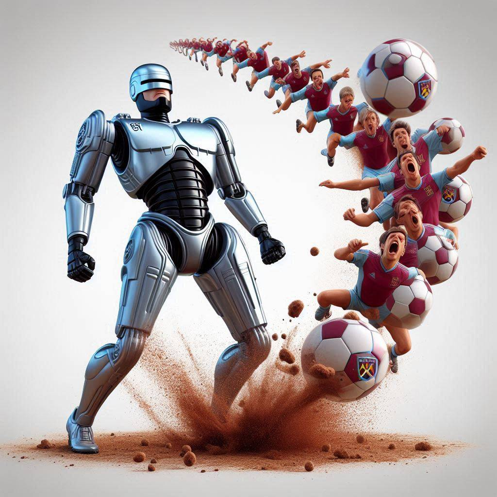 ROBOT KICKING SOCCER BALLS INTO CHILDREN'S NIGHTMARES
