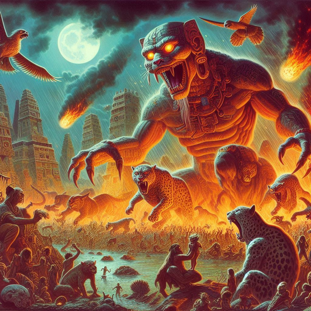 GODS TEARING APART THE FLESH OF CIVILIZATION