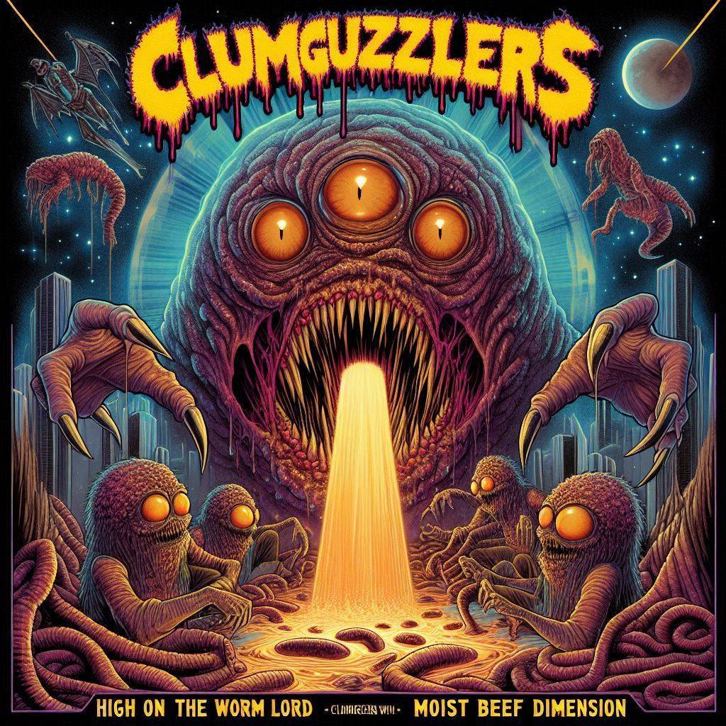 MONSTER PUKING GUTS IN A COSMIC SHITSTORM