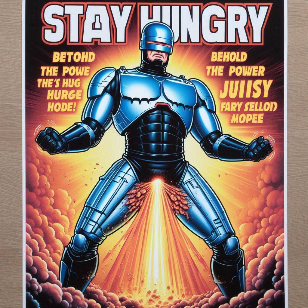 ROBOT SPUNKING POWER INTO THE VOID