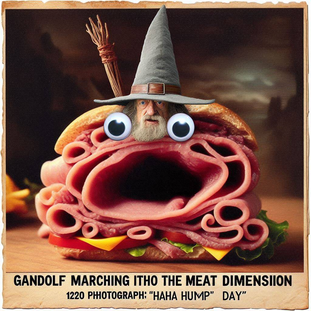 MEAT WIZARD SUMMONING SANDWICHES OF DOOM