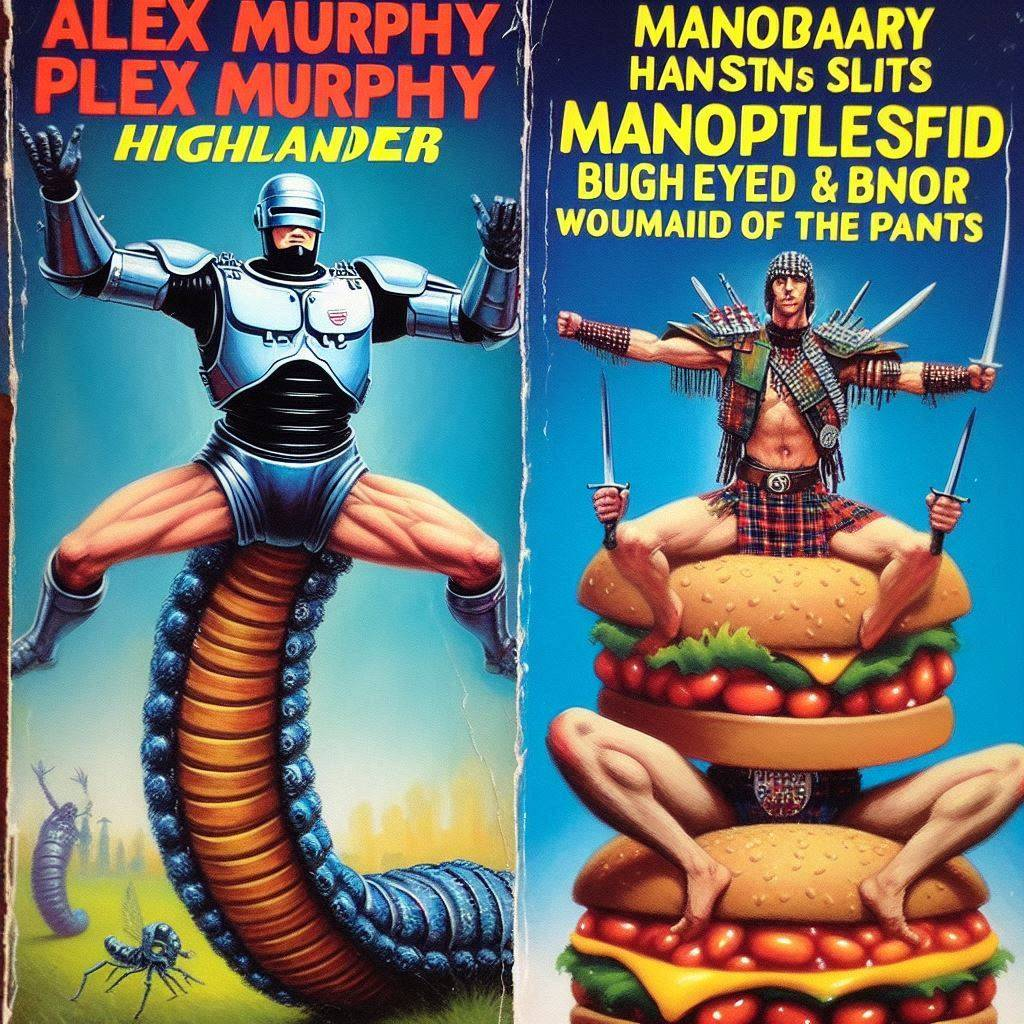ROBOTS AND WARRIORS FUCKING A HAMBURGER