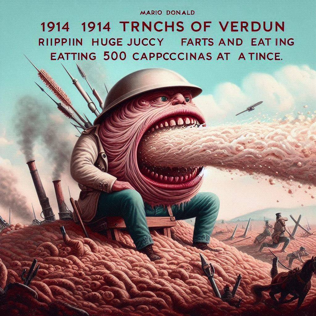 MONSTER SHITTING OUT THE PAST'S FARTS