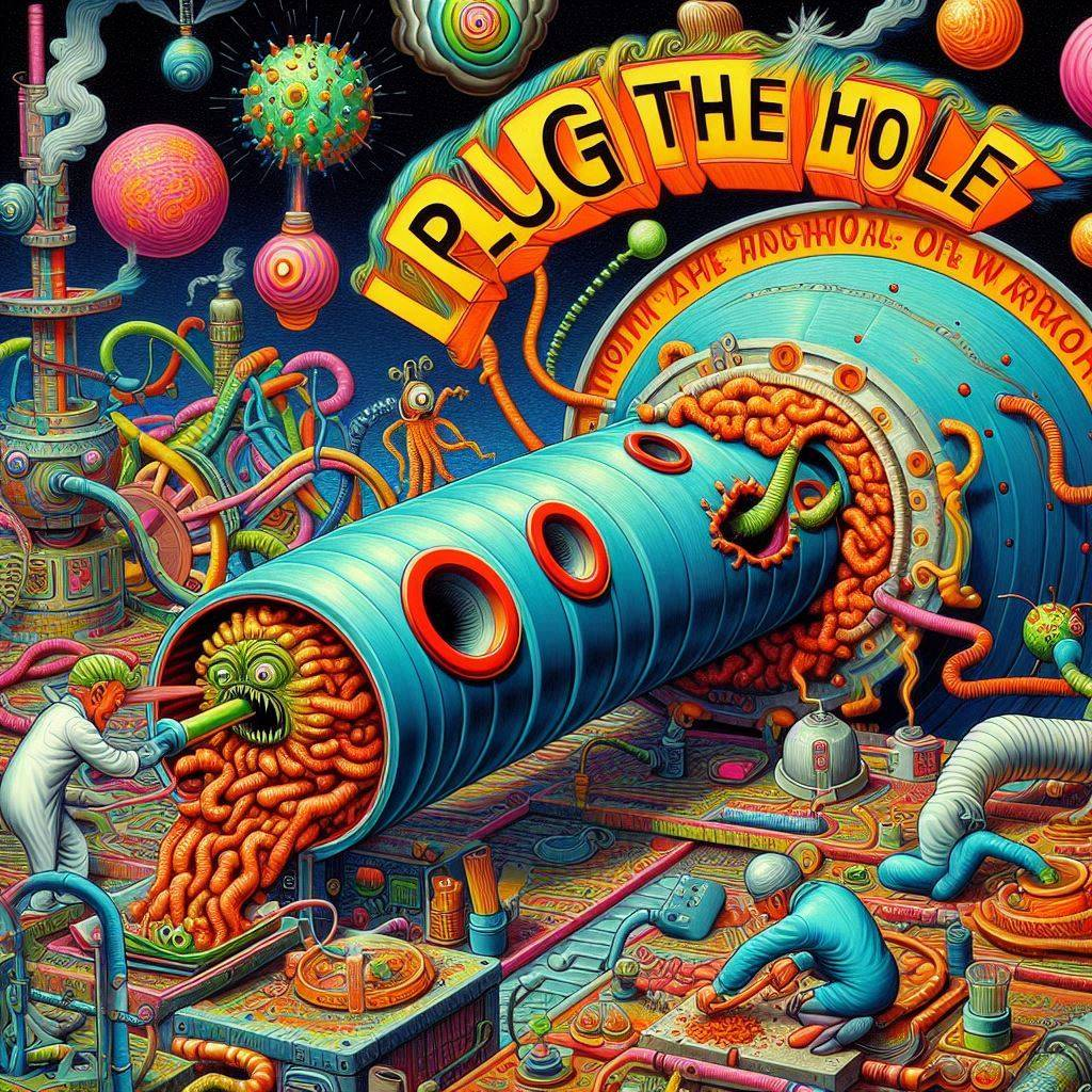 PLUGGING THE HOLE OF COSMIC GOO