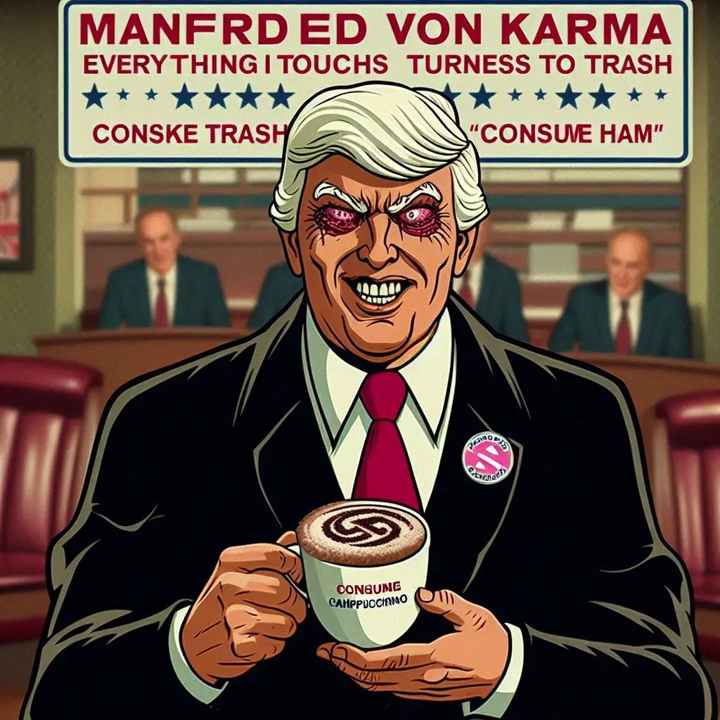 CORRUPTION BREWING IN A CUP OF SHIT