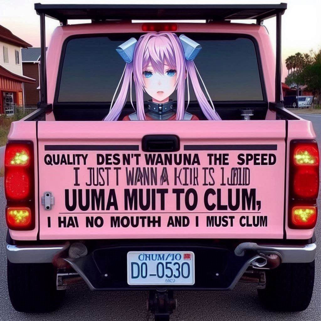 TRUCKS SCREAMING FOR ATTENTION LIKE TEENAGE ANGST