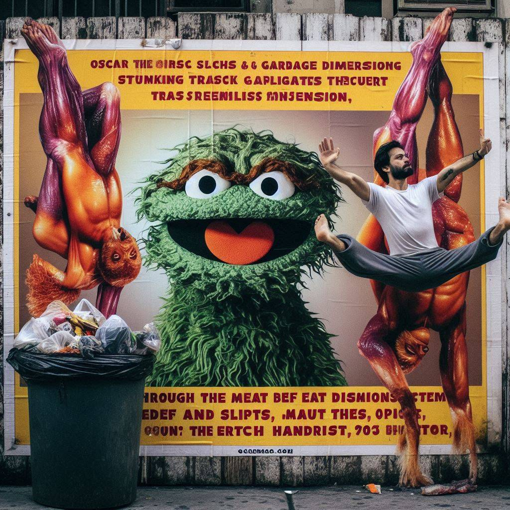 MONSTERS HUMPING GARBAGE IN A TRASHY DREAM