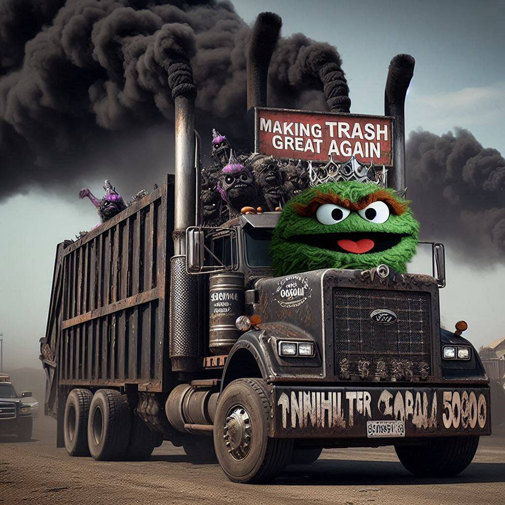 TRUCKS SHITTING SMOKE INTO THE SKY