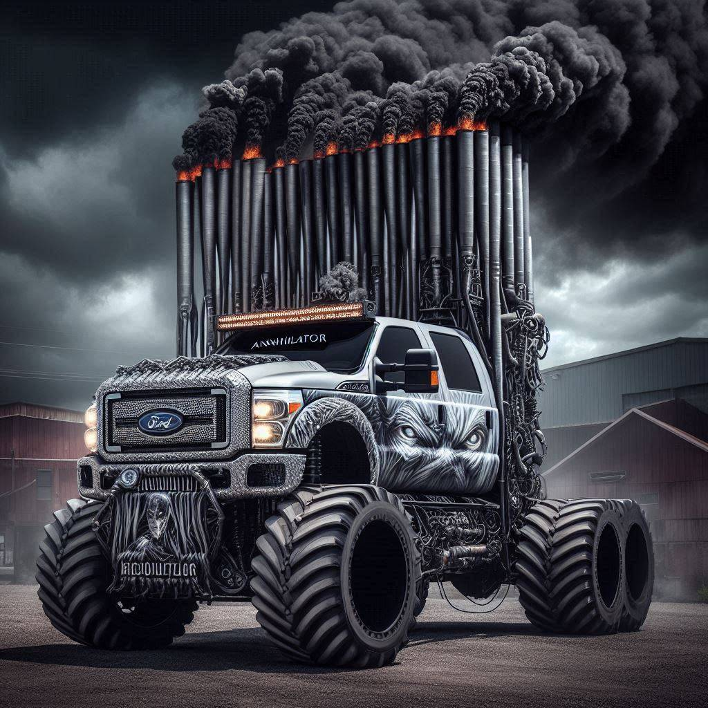 TRUCKS SHITTING SMOKE AND SCREAMING DEATH