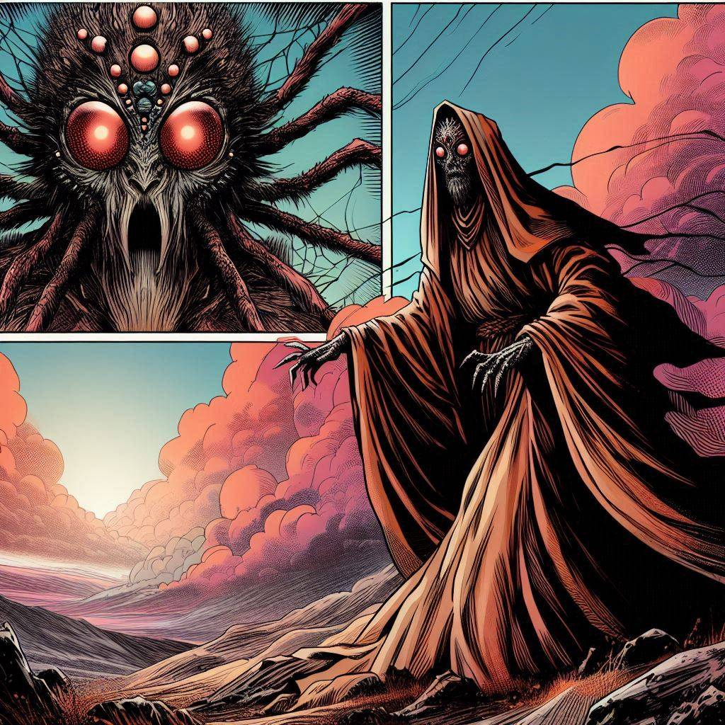 SPIDER GODS TEARING THE SKY APART