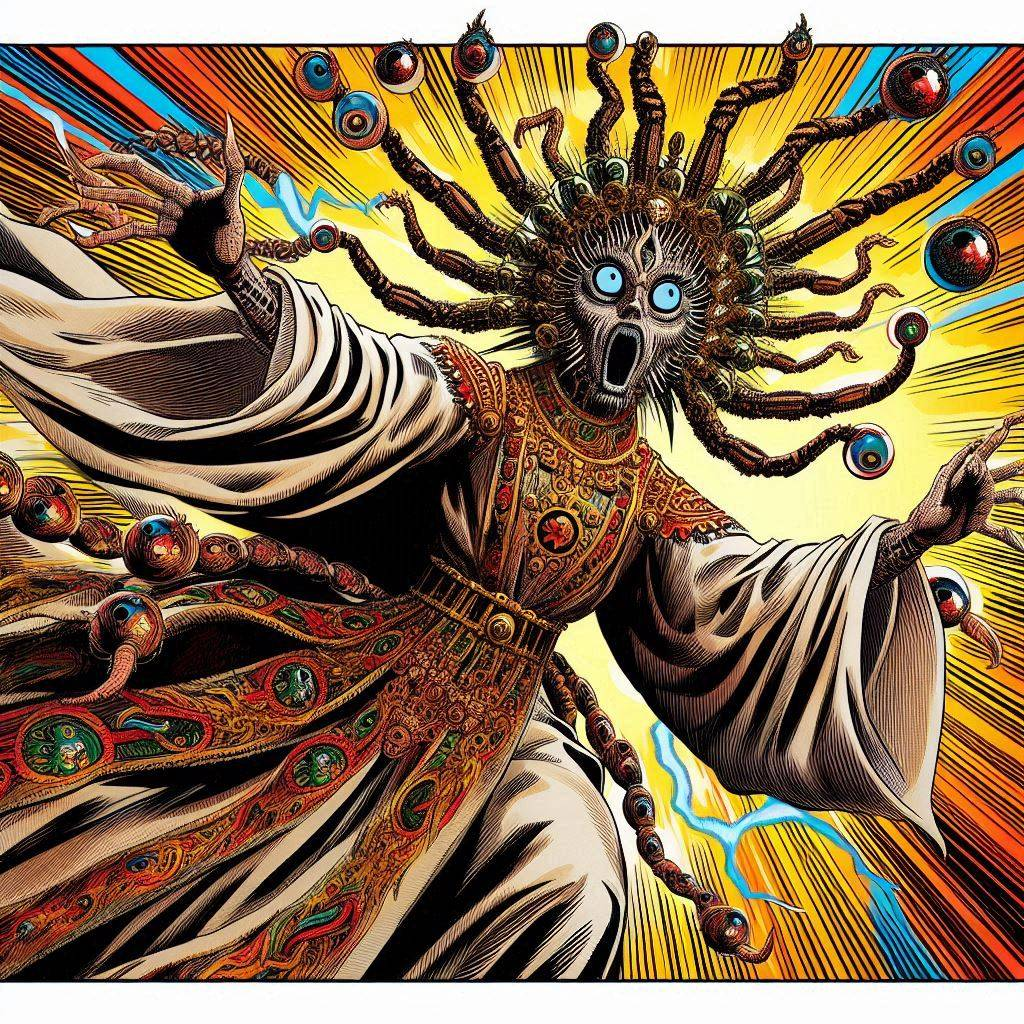 MEDUSA'S HAIR STRANGLING THE SUN