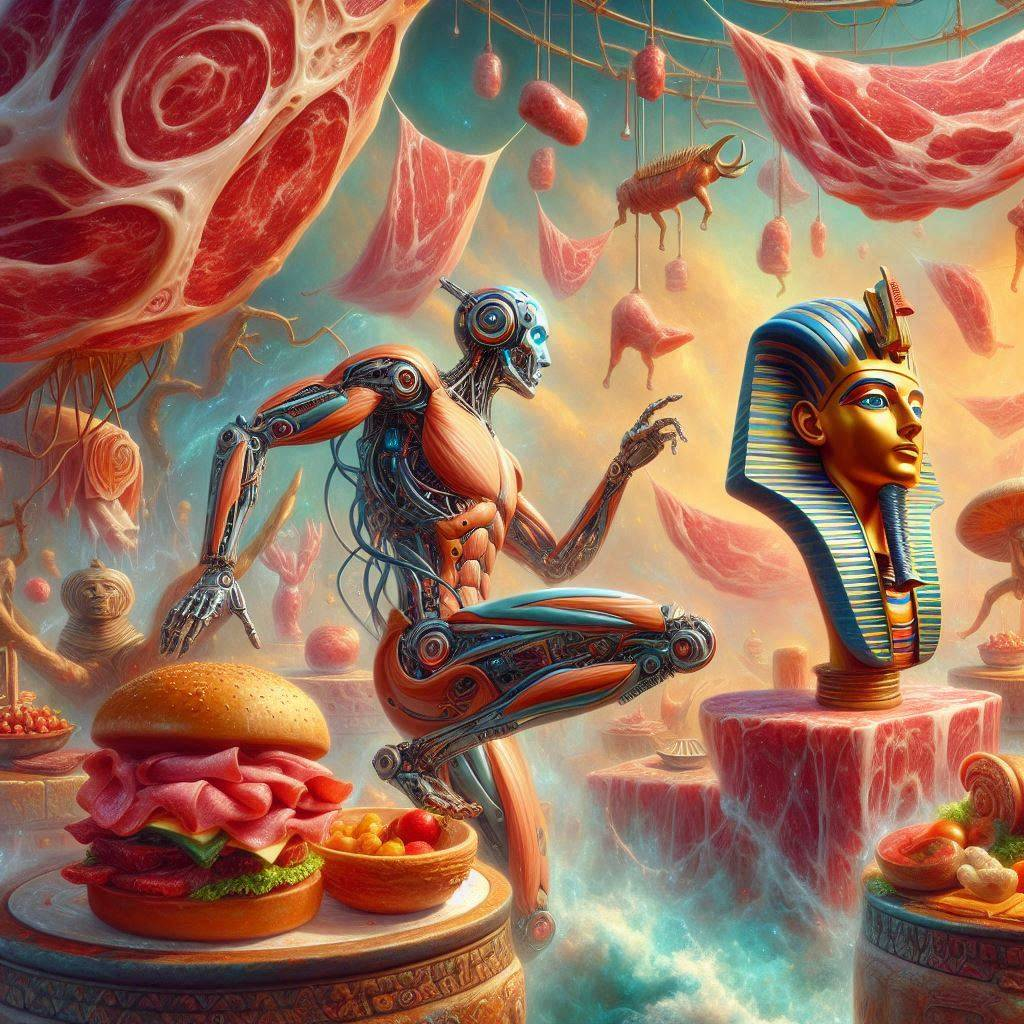 ROBOTIC HANDS SERVING MEATY NIGHTMARES