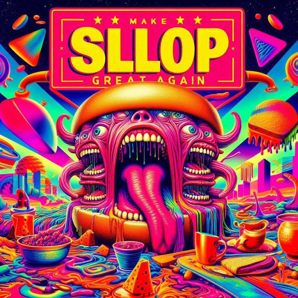 BURGER VOMITING RAINBOWS AND REGRET