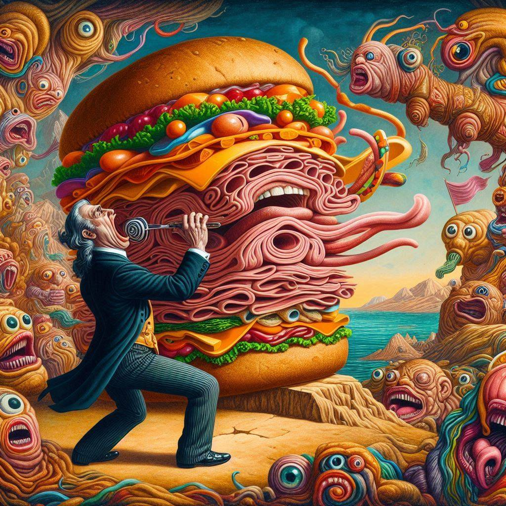 BURGER GOBBLING SOULS WITH A SIDE OF NIGHTMARES