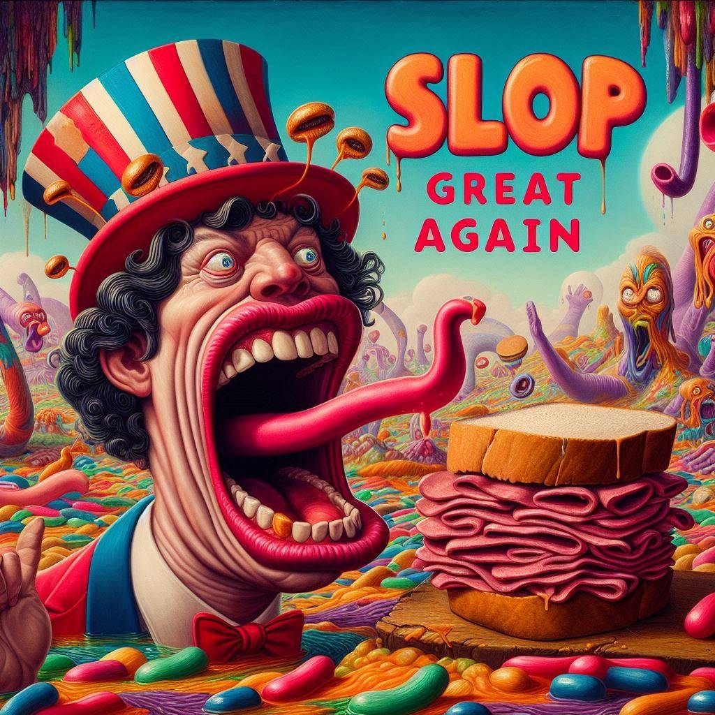 SLOP SLURPING ON A SANDWICH OF NIGHTMARES