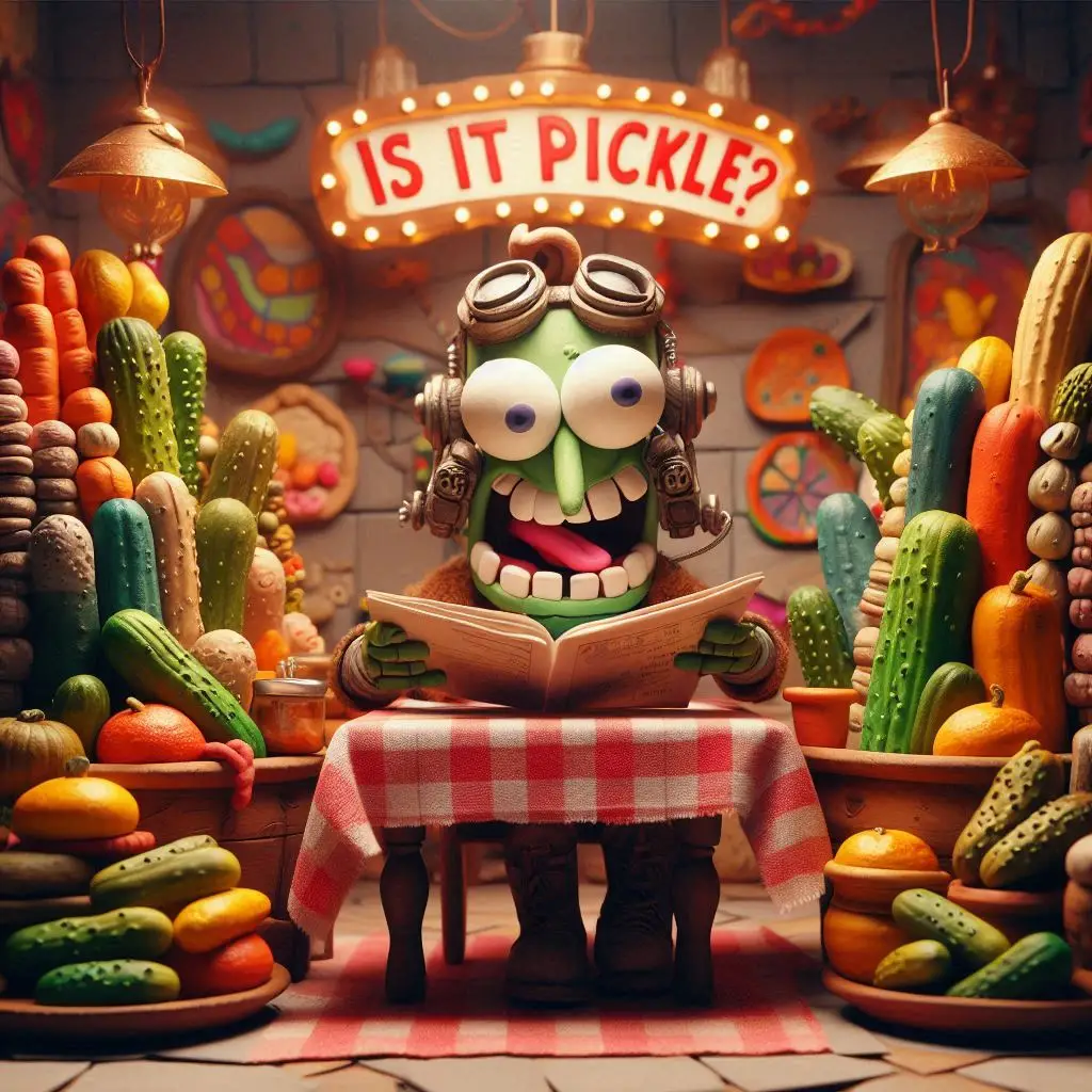 PICKLE-LOVING WEIRDO IN A VEGGIE NIGHTMARE