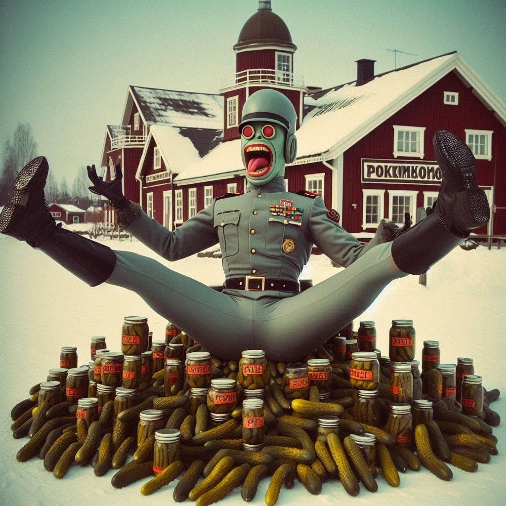 MILITARY MONSTER CANNING PICKLES IN FROZEN HELL