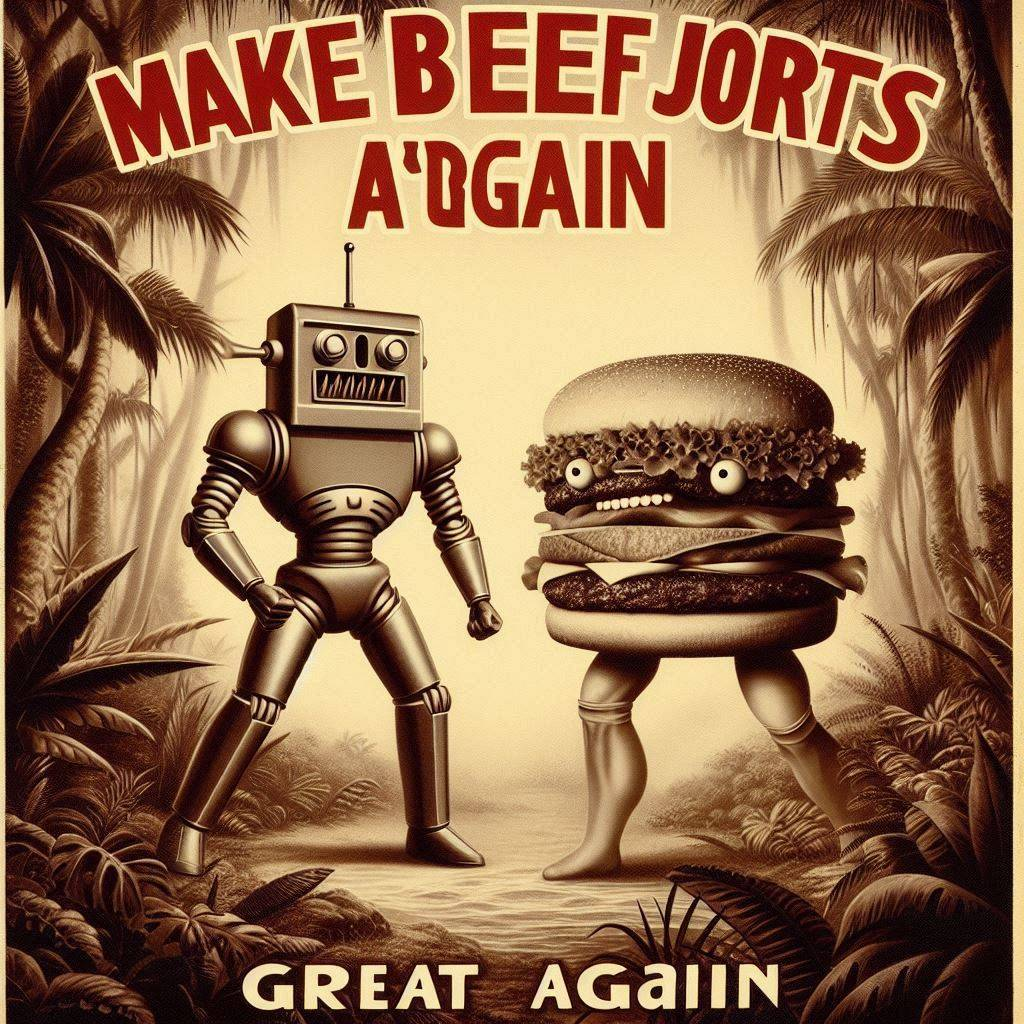 ROBOTS AND BURGERS IN A MEATY SHOWDOWN