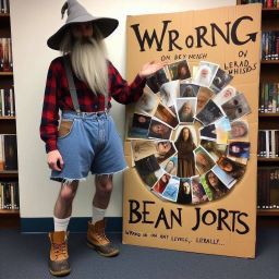 WIZARD IN SHORTS SHOVELING SHAME