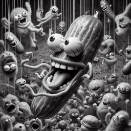 PICKLE SUCKING ON A GOOFY NIGHTMARE