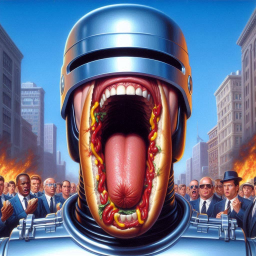 ROBOTIC MOUTH SPITTING OUT MEATY NIGHTMARES