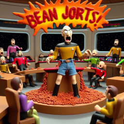 BEANS EXPLODING FROM JORTS OF DOOM