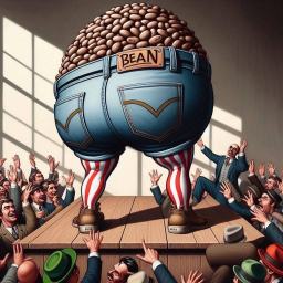 BEANS SHOVING ASS IN FACES OF THE DESPERATE