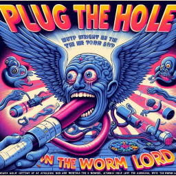 PLUGGING THE WORM LORD'S GORY MOUTH