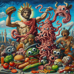 GOD OF BURGERS AND GOOEY NIGHTMARES