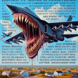 MONSTER SWALLOWING BOMBS LIKE CANDY