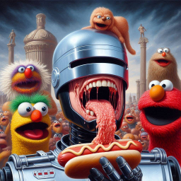 ROBOTIC MOUTH SPEWING MEATY NIGHTMARES