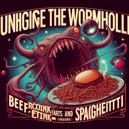 UNHINGE THE WORMHOLE'S GUTS WITH SPAGHETTI