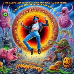 PIGS SCREAMING IN A COSMIC CARNIVAL OF CHAOS