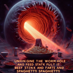 WORMHOLE SPAGHETTI SHITTING OUT BEEF FARTS