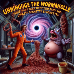 SPAGHETTI MONSTERS EATING TIME'S ASS