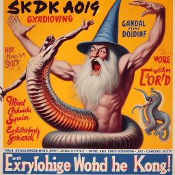 WIZARD CHOKING ON HIS OWN NIGHTMARES