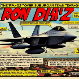 FIGHTER JET SCREAMING THROUGH TEXAS'S GUTS