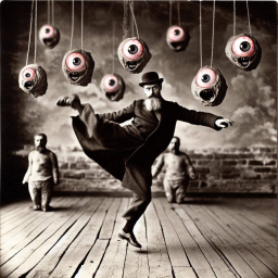 DANCING WITH EYES IN THE CEILING'S NIGHTMARE