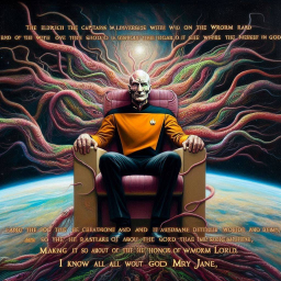 ALIEN GODS PULLING STRINGS IN SPACE'S ASSHOLE