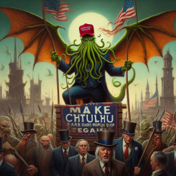 CTHULHU'S DICK SLAPPING AMERICA'S NIGHTMARES