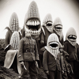 CORN MONSTERS EATING HUMAN SOULS FOR BREAKFAST