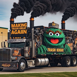 GARBAGE TRUCKS SPITTING OUT STINKY DREAMS