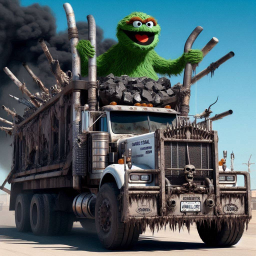 MONSTER TRUCK SHOVELING SHIT INTO THE VOID