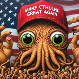 CTHULHU'S TENTACLES GRABBING AMERICAN NIGHTMARES