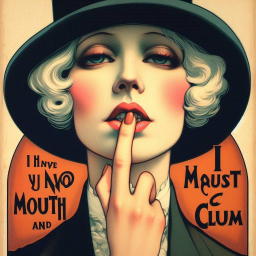 LIPS LOCKED IN A SINISTER SILENCE